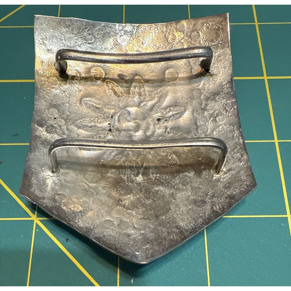 Sun and Stars Scarf Slide Stamped Metal Handmade India Western Boho Vintage - Picture 11 of 11